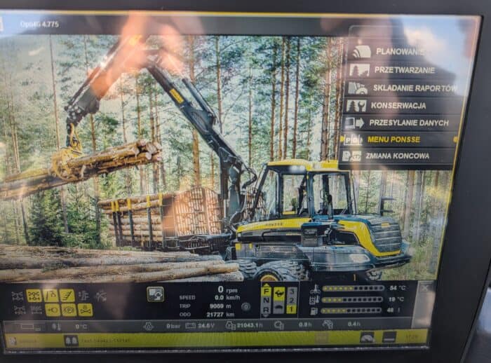 PONSSE ELK 8W 2013 Computer PONSSE ELK 8W 2013r. komputer