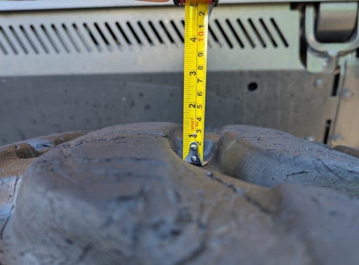 PONSSE ELK 8W 2013 Profil PONSSE ELK 8W 2013r. bieżnik