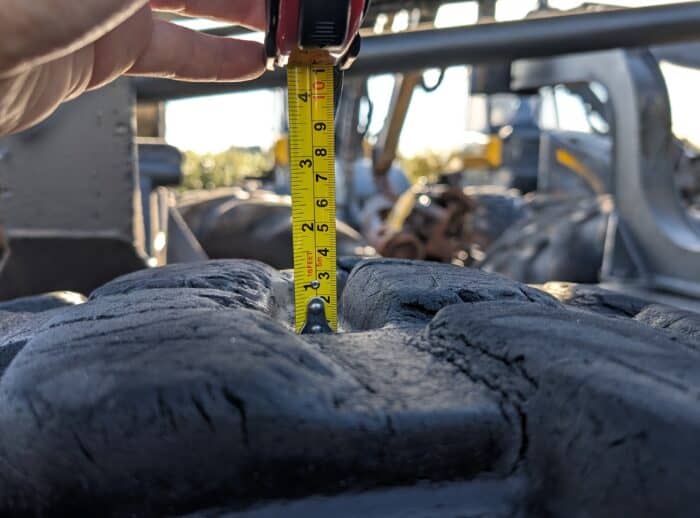 PONSSE ELK 8W 2013 Profil PONSSE ELK 8W 2013r. bieżnik