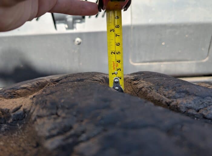 PONSSE ELK 8W 2013 Profil PONSSE ELK 8W 2013r. bieżnik