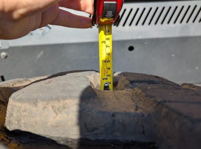 PONSSE ELK 8W 2013 Profil PONSSE ELK 8W 2013r. bieżnik