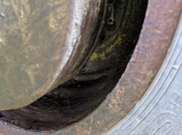 Harvester John Deere 1270D 2007r. felga wewnątrz Harvester John Deere 1270D 2007r. felga wewnątrz