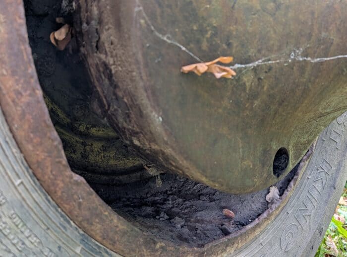 Harvester John Deere 1270D 2007r. felga wewnątrz Harvester John Deere 1270D 2007r. felga wewnątrz