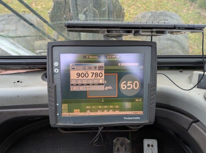 Harvester John Deere 1270D 2007r. komputer Harvester John Deere 1270D 2007r. komputer