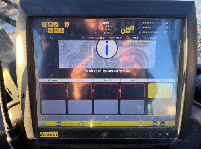 Harwester PONSSE Beaver 2012 głowica H5 żuraw C22 Harwester PONSSE Beaver 2012 głowica H5 żuraw C22