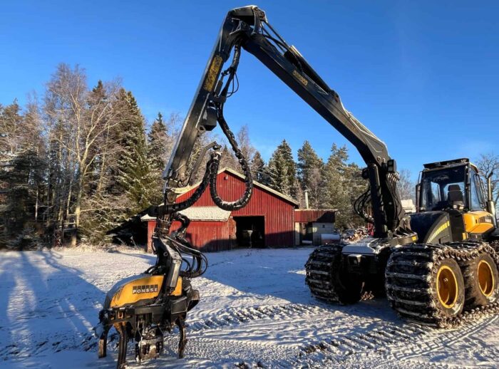 Harwester PONSSE Beaver 2012 głowica H5 żuraw C22 Harwester PONSSE Beaver 2012 głowica H5 żuraw C22